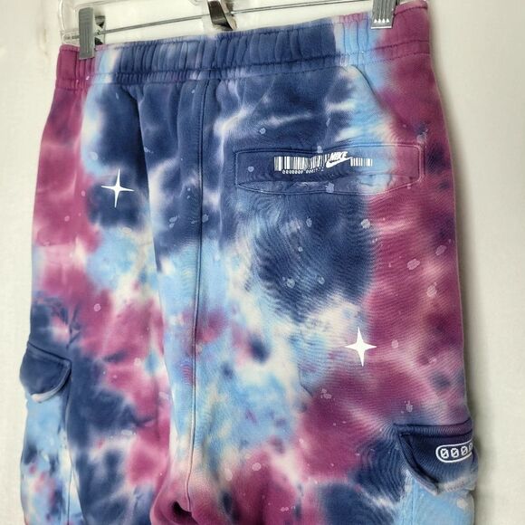 Nike Sportwear Club Space Wave Cargo Sweatpants Joggers Size Small - Picture 6 of 10